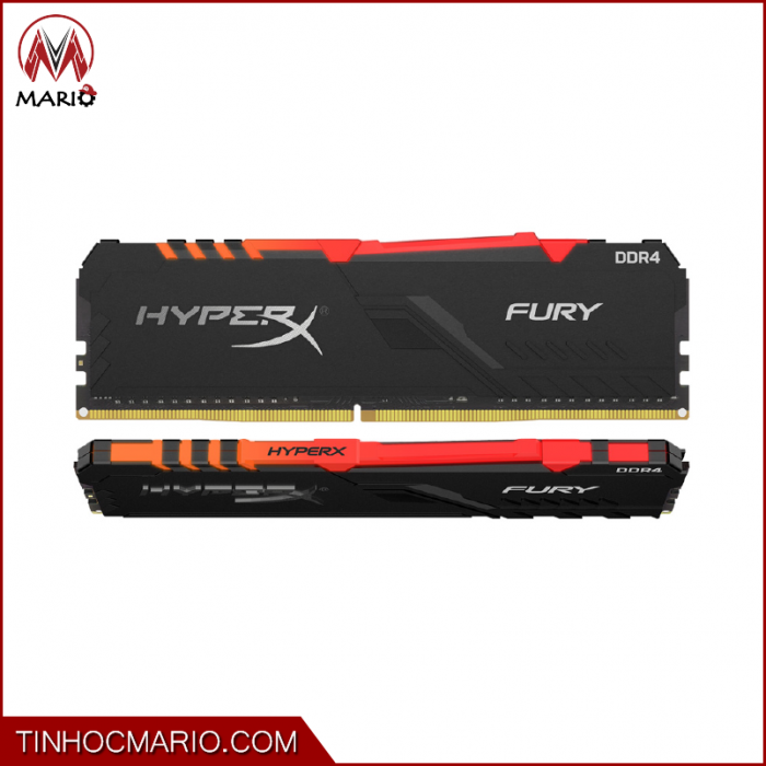 tinhocmario Ram DDR4 Kingston 32G 3200 HyperX Fury RGB (2x16GB)