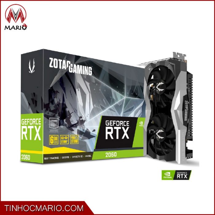 tinhocmario VGA Zotac RTX 2060 Gaming GeForce 6G GDDR6