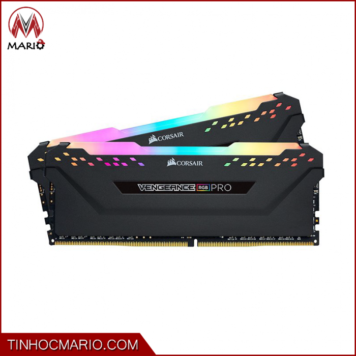 tinhocmario Ram DDR4 Corsair 16G/3200 Vengeance RGB Pro Black