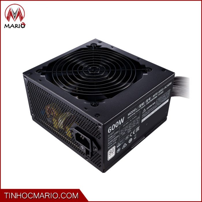 tinhocmario Nguồn Cooler Master 600W MWE 600 V2 230V 80 Plus Bronze