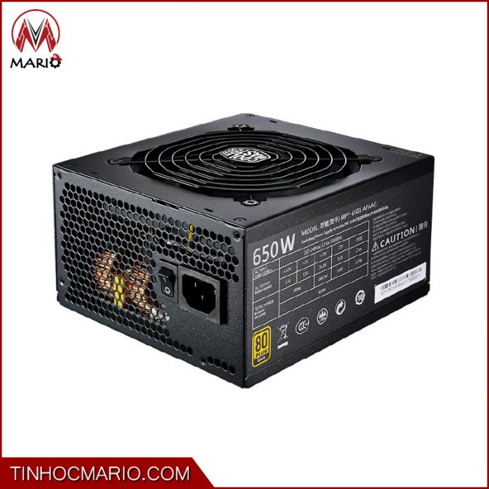 tinhocmario Nguồn Cooler Master 650W MWE 650 80 Plus Gold Full