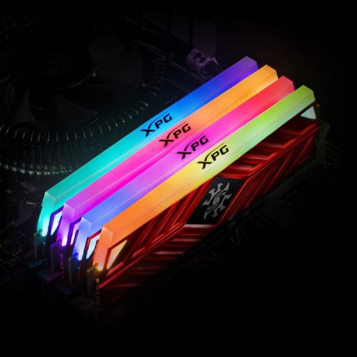 tinhocmario Ram DDR4 Adata XPG 8GB/3200 D41 SPECTRIX RED RGB