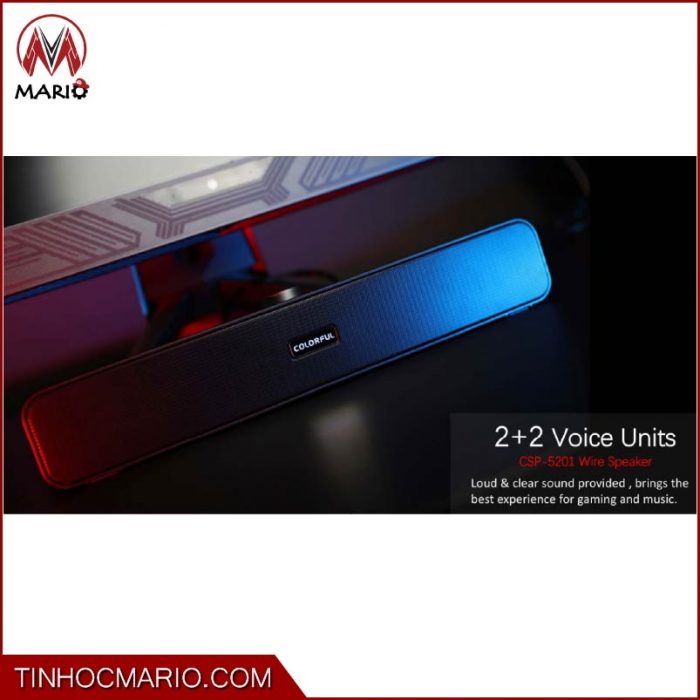 tinhocmario LOA COLORFUL Soundbar CSP-5201 Desktop Speaker