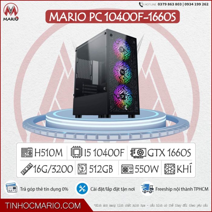 MARIO PC 10400F-1660S