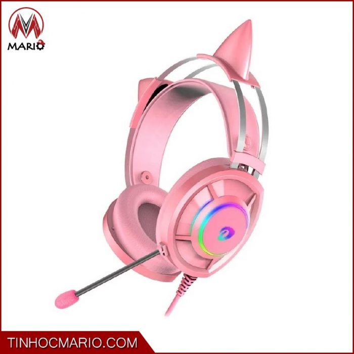 tinhocmario Tai nghe DARE-U EH469 RGB Pink