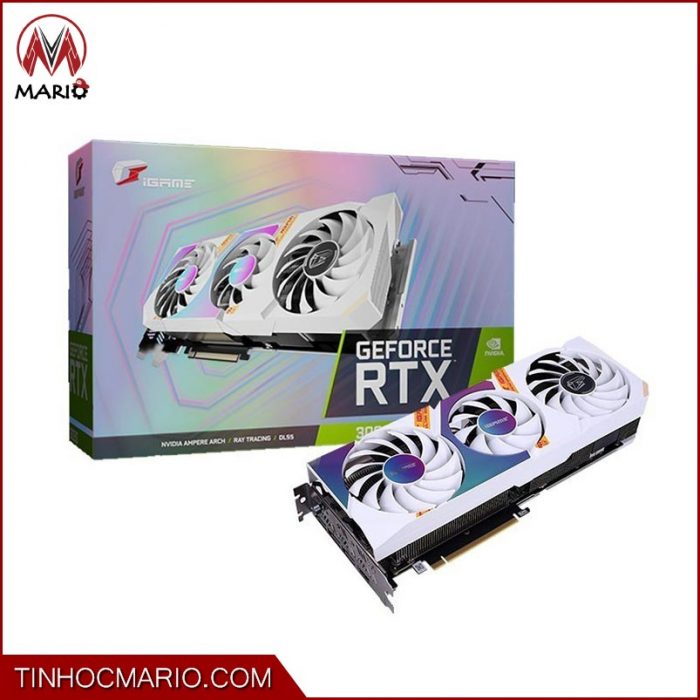 tinhocmario VGA Coloful iGame RTX 3060 12GB Ultra White OC