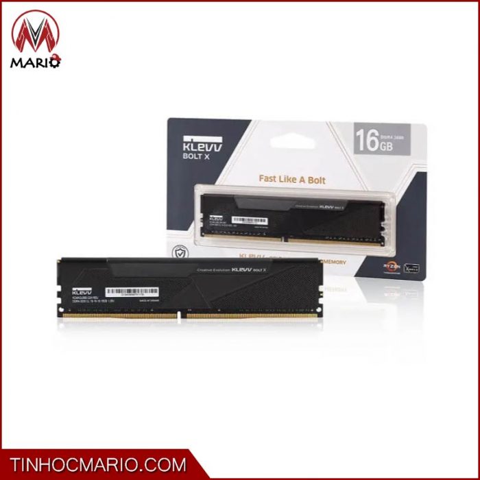 tinhocmario Ram KLEVV Bolt X 16GB 3200 DDR4 KD4AGU880-32A160T