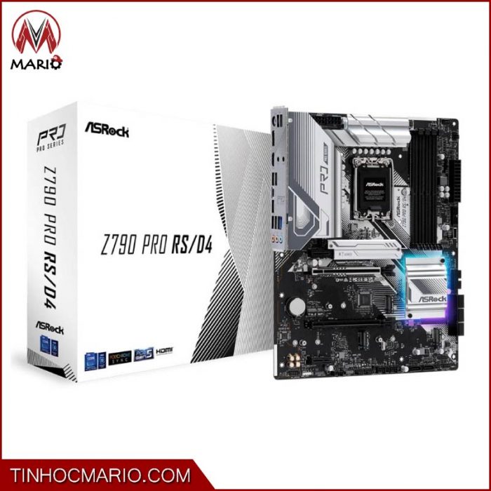 tinhocmario Mainboard Asrock Z790 Pro RS D4 DDR4
