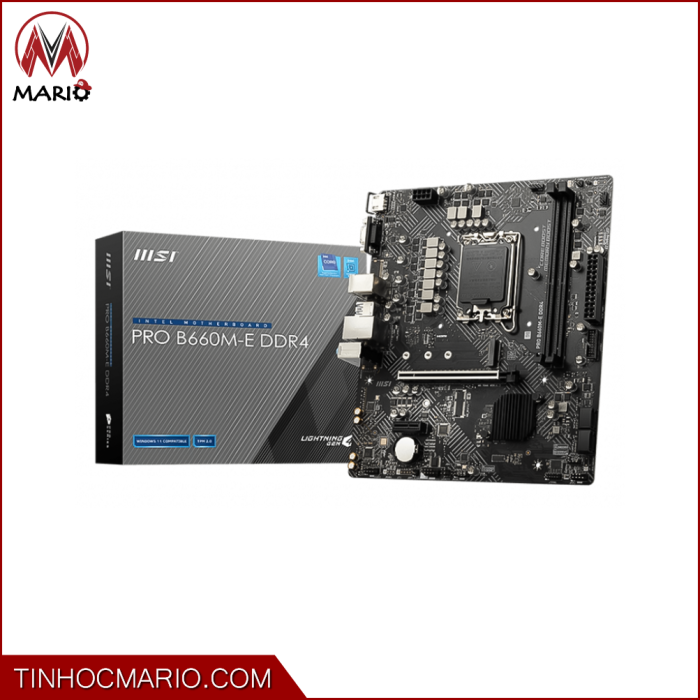 tinhocmario Mainboard MSI PRO B660M-E DDR4