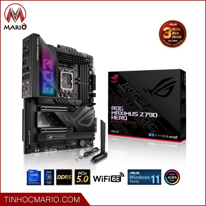tinhocmario Mainboard Asus ROG MAXIMUS Z790 HERO DDR5