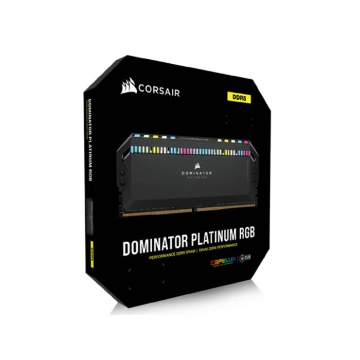 tinhocmario RAM DDR5 Corsair 32GB(2x16GB) 5200 Dominator Platinum RGB - BLACK 1