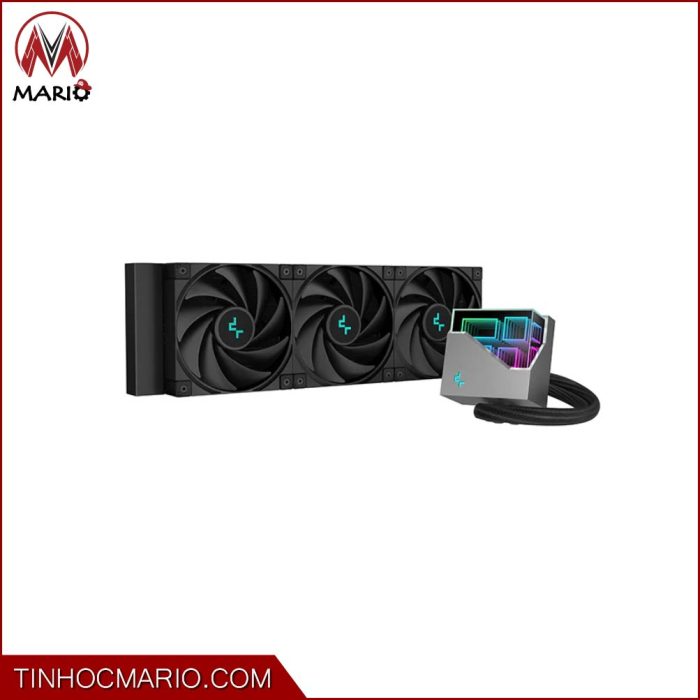 Tản nhiệt nước AIO Deepcool LT720 Black - 360mm (3 fan 12cm)